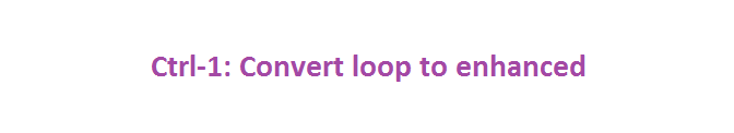 Enhanced for-loop